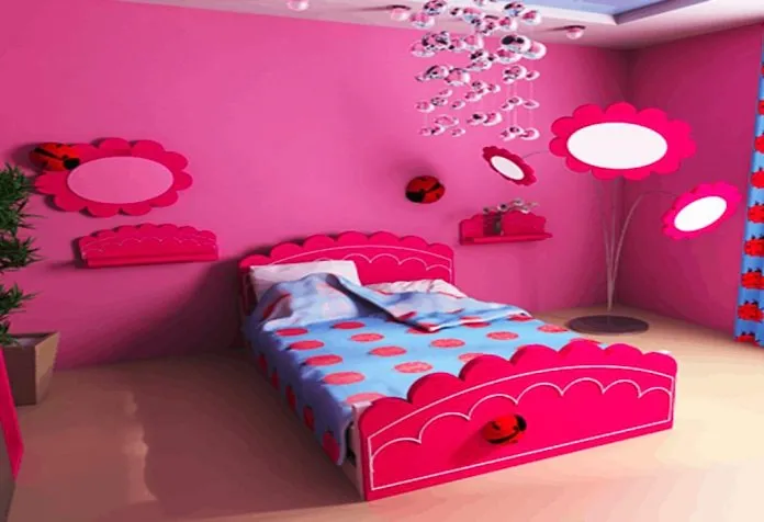 pink bedroom