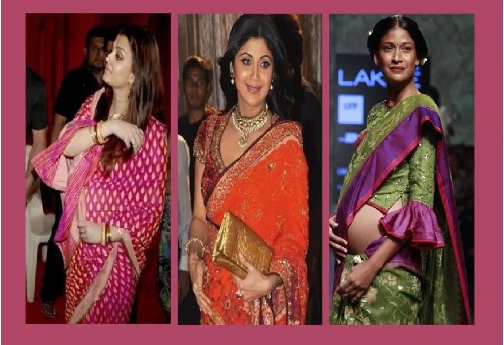 How to Drape Saree When Pregnant, No PETICOAT