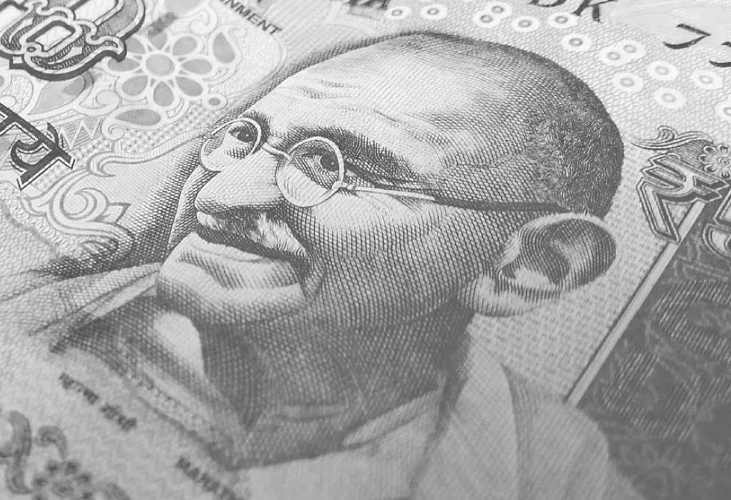 mahatma gandhi on indian currency