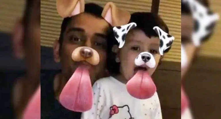 Woof, Woof! Cute Little Ziva and Daddy Dhoni Just Did Something Really Funny