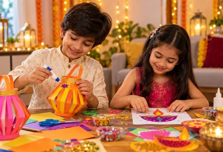 15 DIY Simple Diwali Crafts for Kids
