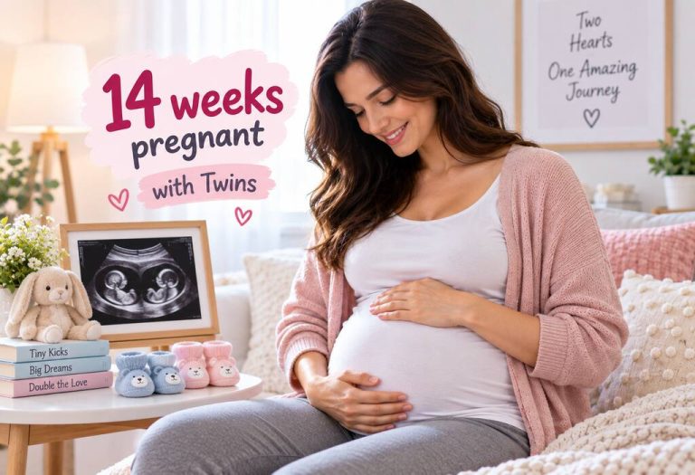 14 Weeks Pregnant With Twins - Symptoms, Belly, and Ultrasound