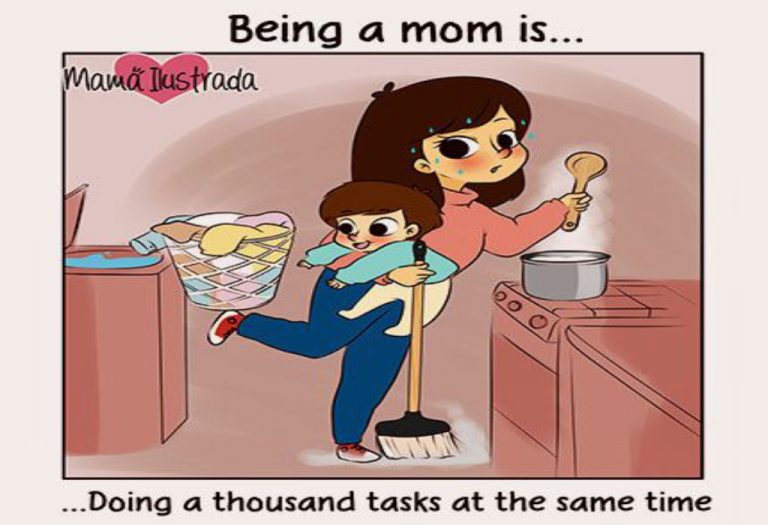 11 Beautiful Cartoons That Capture Your Experiences Of Being a Mom