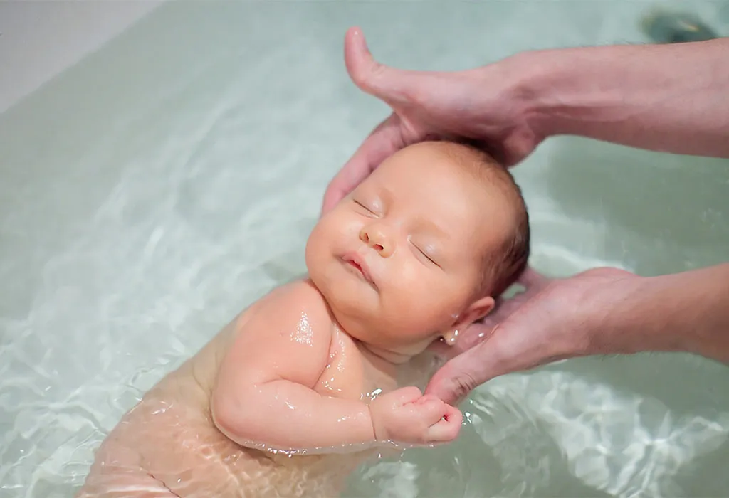 The First Bath-Time Splashes