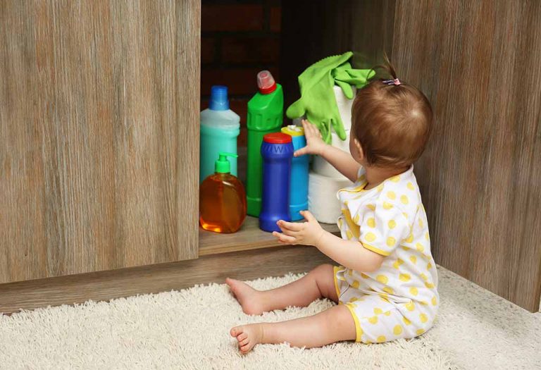 Spotting and keeping Household Poisons Away from Infants