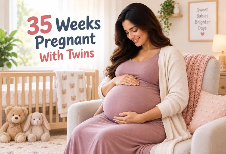 35 Weeks Pregnant With Twins or Multiples - Belly, Baby Development & Body Changes