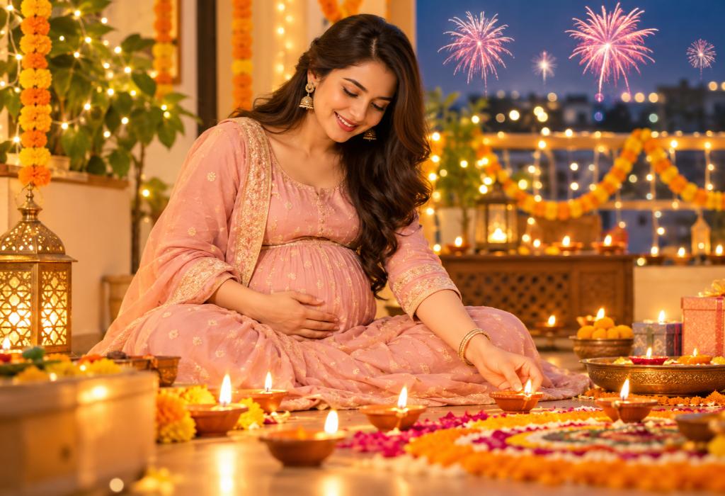 Diwali Celebration During Pregnancy – Safety Tips To Enjoy the Festival Diwali Celebration During Pregnancy – Safety Tips To Enjoy the Festival
