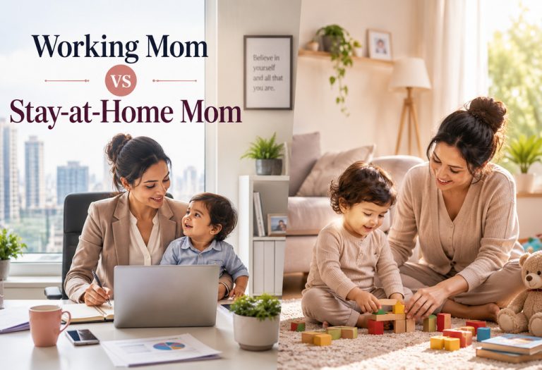 Working Mom vs Stay-at-Home Mom: Benefits and Challenges