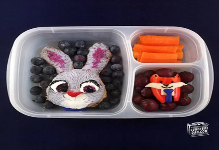 Dad Creates 10 Stunning Disney Lunches For His Kids' Tiffin