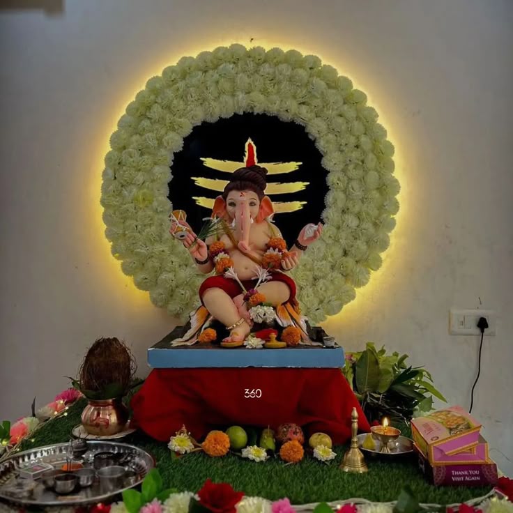Theme Based Decoration for Ganesh Chaturthi