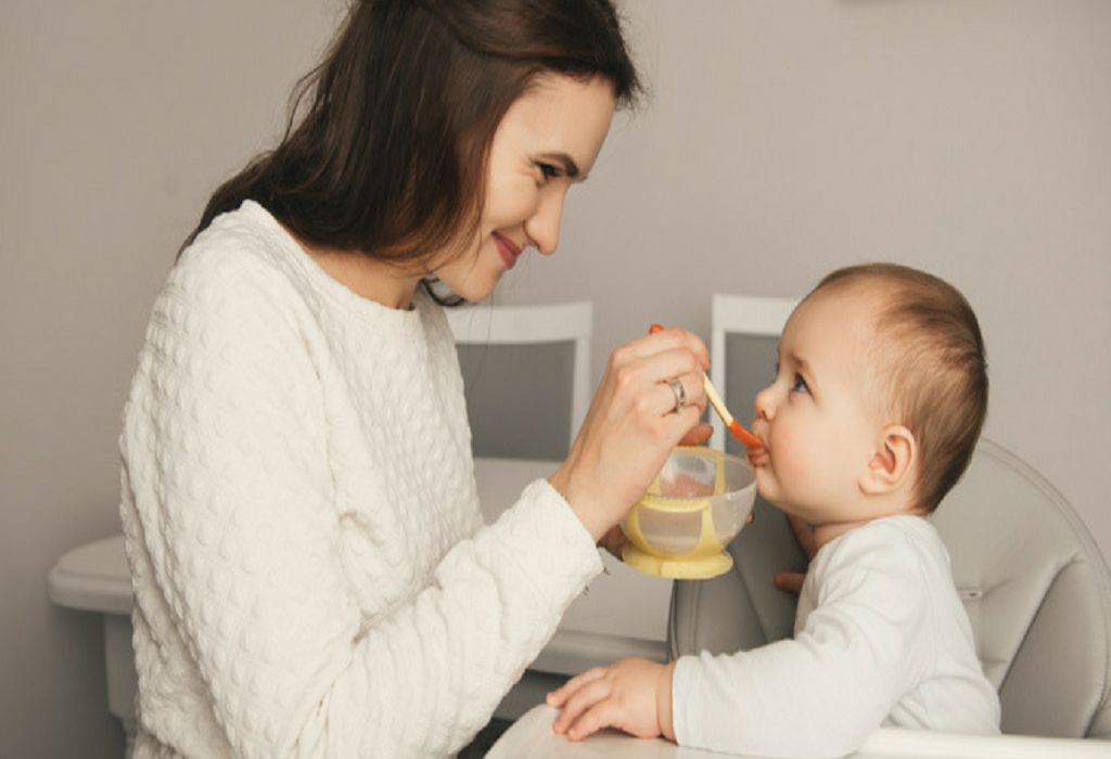 infant spoon feeding