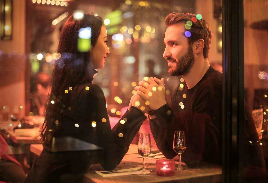 husband and wife sitting together