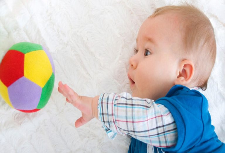 How To Teach Your Baby To Roll a Ball