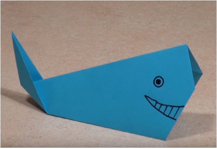 DIY Simple Origami Whale