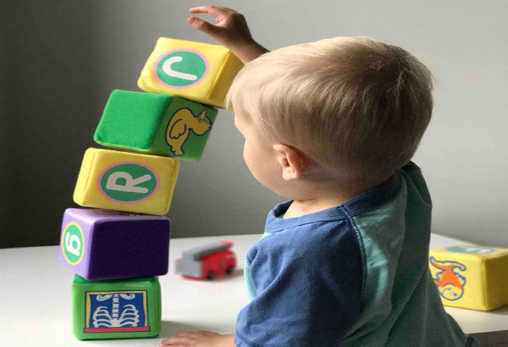 Improving Stacking Skills in an 18 Months Old