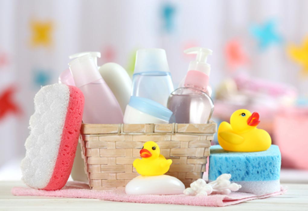 Baby products for bathing