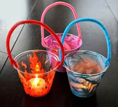 Plastic Cup Lantern