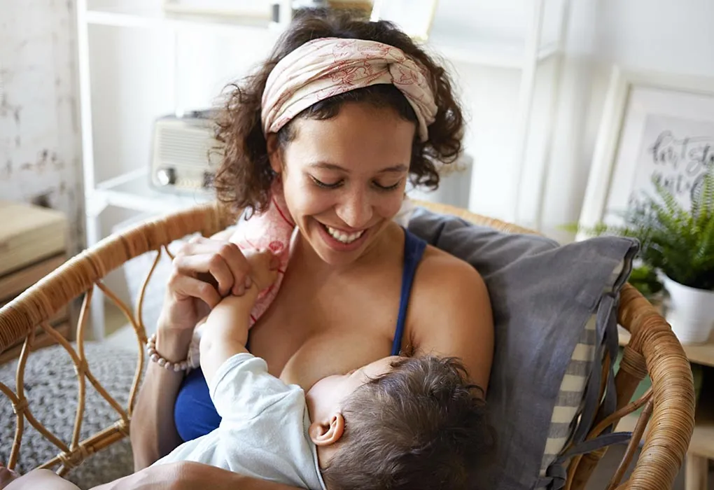 Breastfeed before working out
