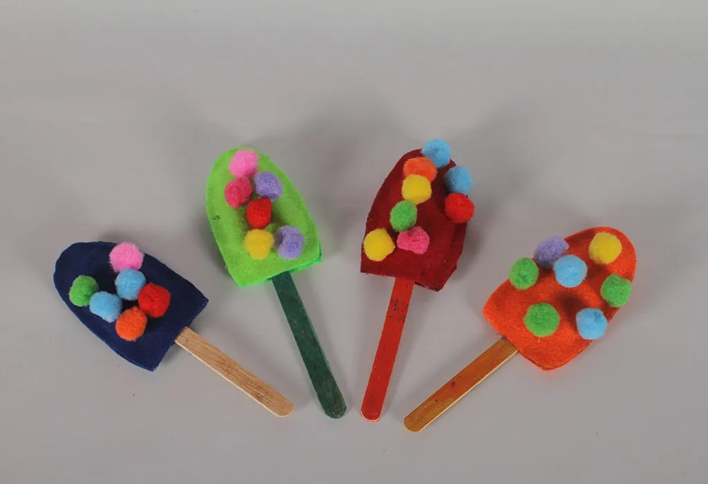 Pom-pom Ice Pops