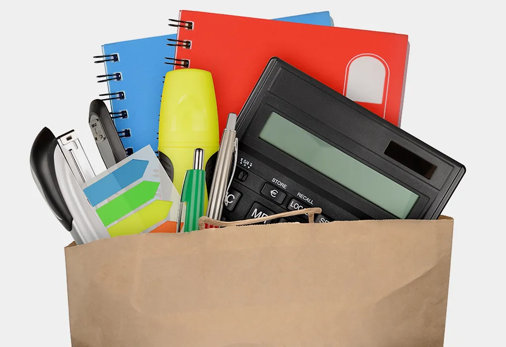 DIY Shoebox Desk Organizer