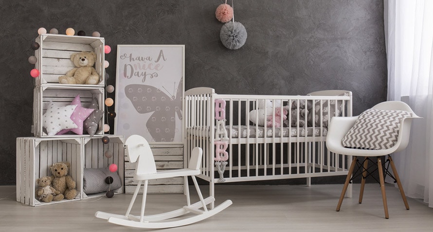 cute baby girl room themes