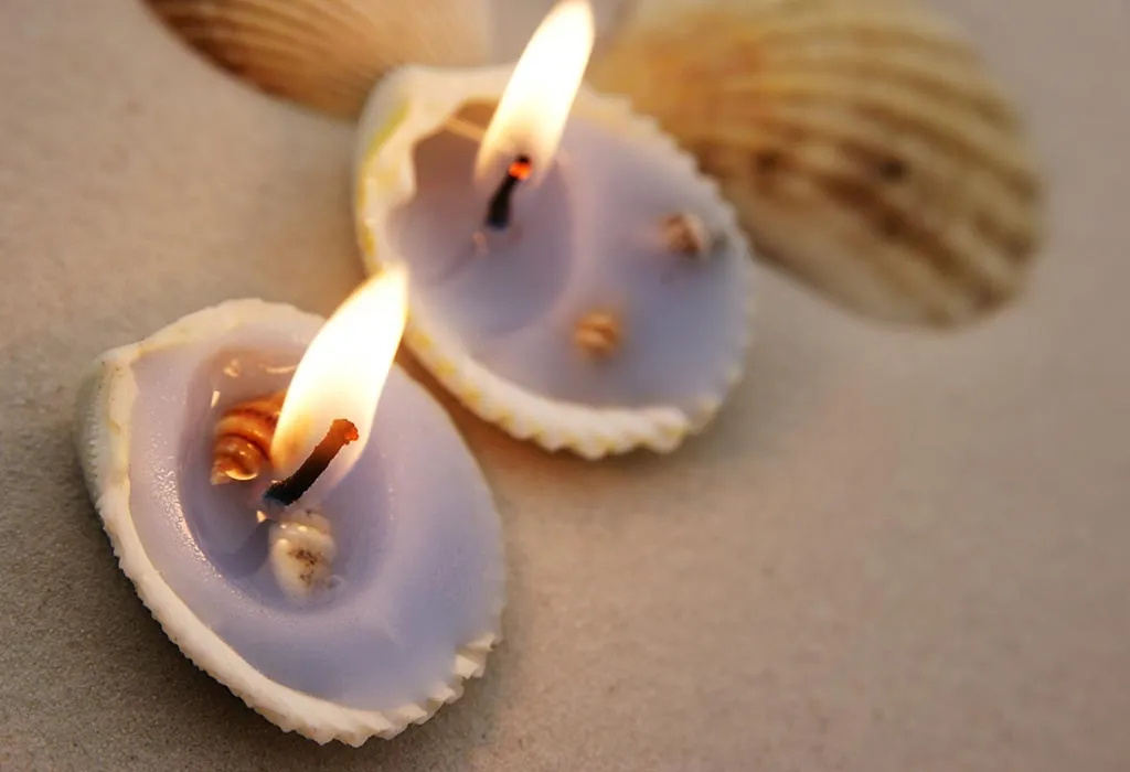 Conch Shell Diyas