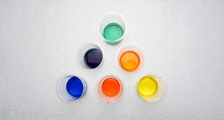 Coloured Water Cups DIY