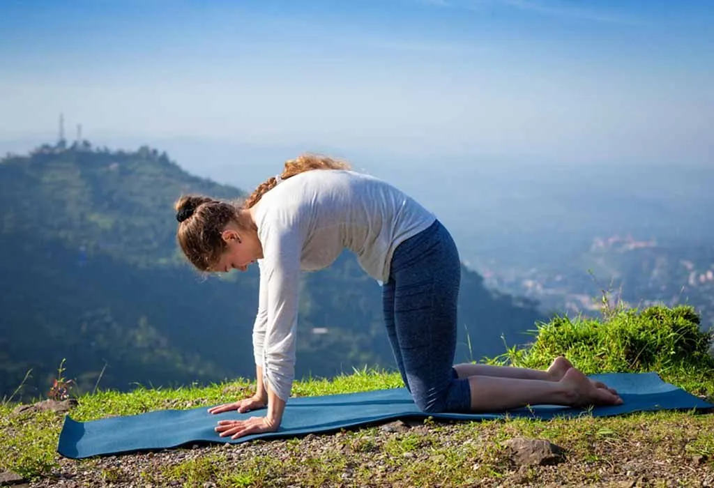 Marjariasana, or Cat Pose