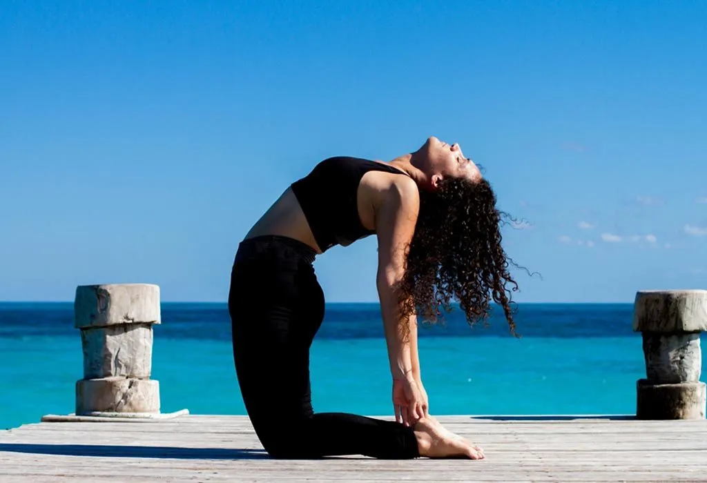 Bitilasan, or Camel Pose