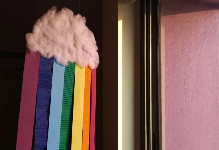 DIY Falling Rainbow