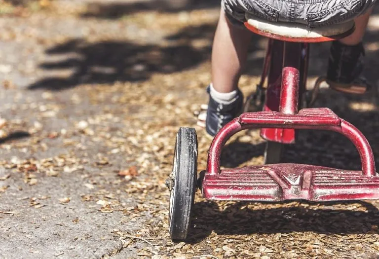 Your Two Year Old Toddler on a Tricycle