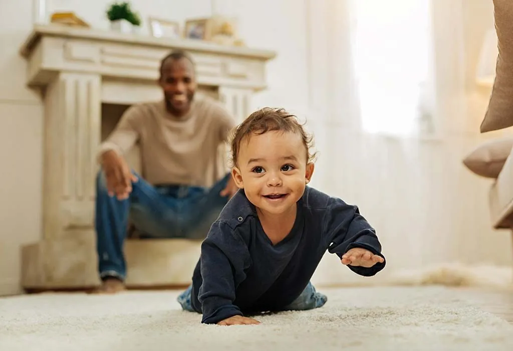 Your baby will be crawling a lot at 42 weeks