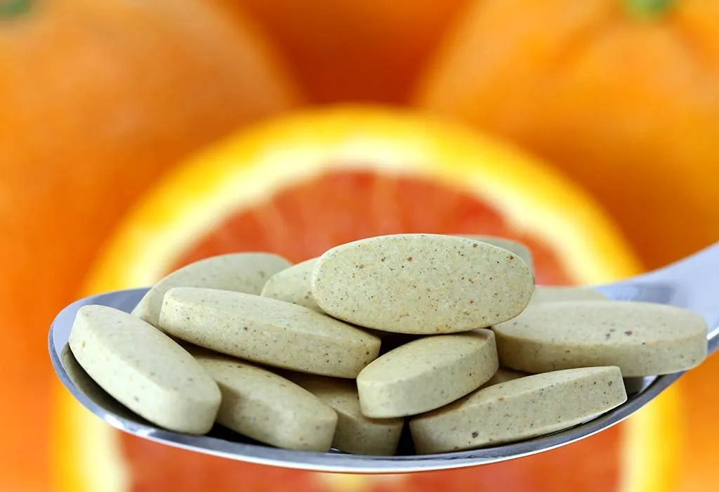vitamin c can be consumed either as food or in the form of pills