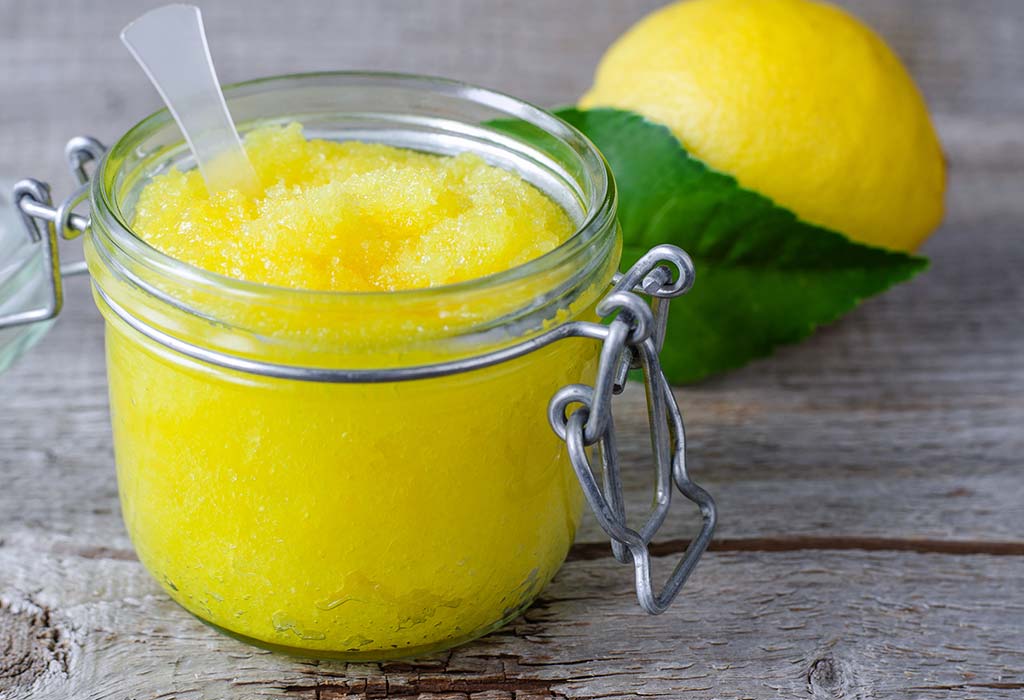 a citrom és a cukor a tökéletes hámlasztó kombináció
