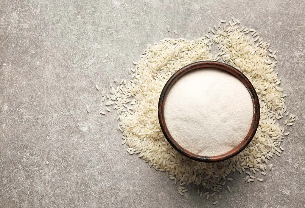 rice flour and milk mask