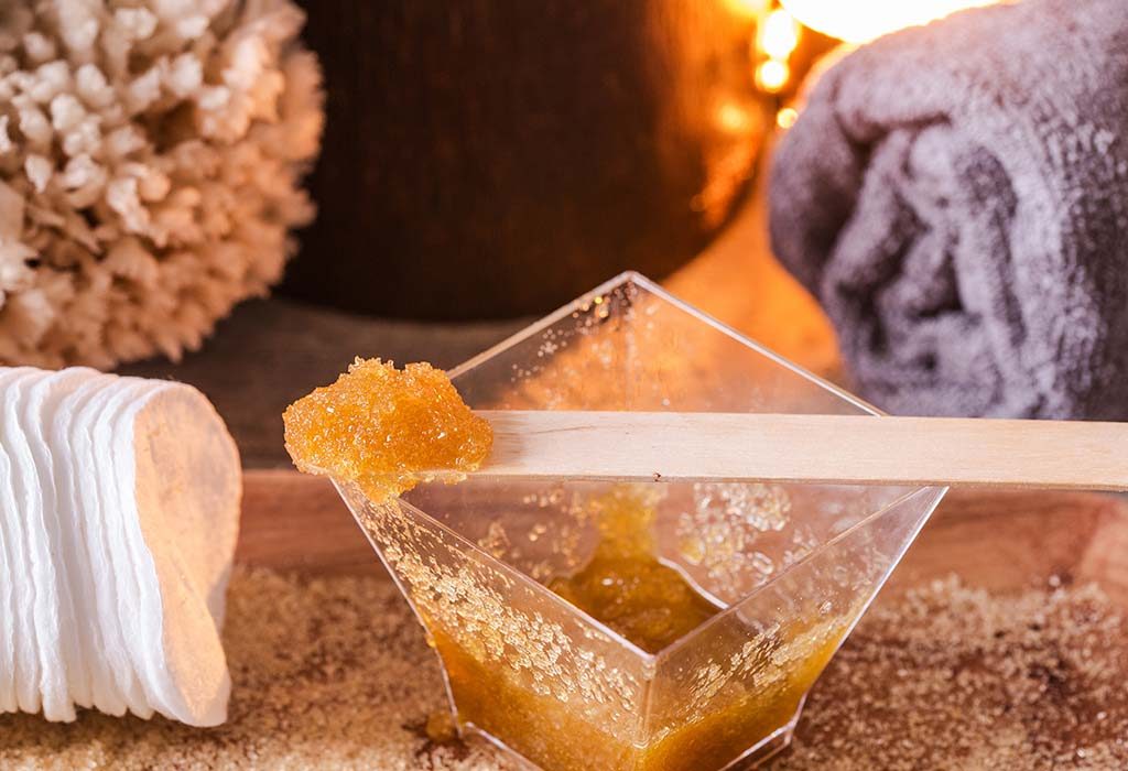 sugar and olive oil