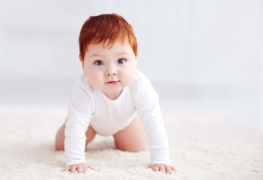 your baby will develop motor skills such as sitting and crawling before she walks
