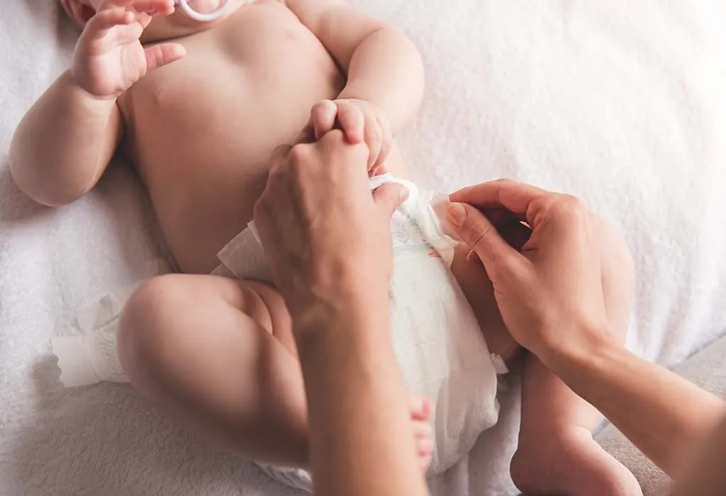 Diaper Changes of a Baby Girl