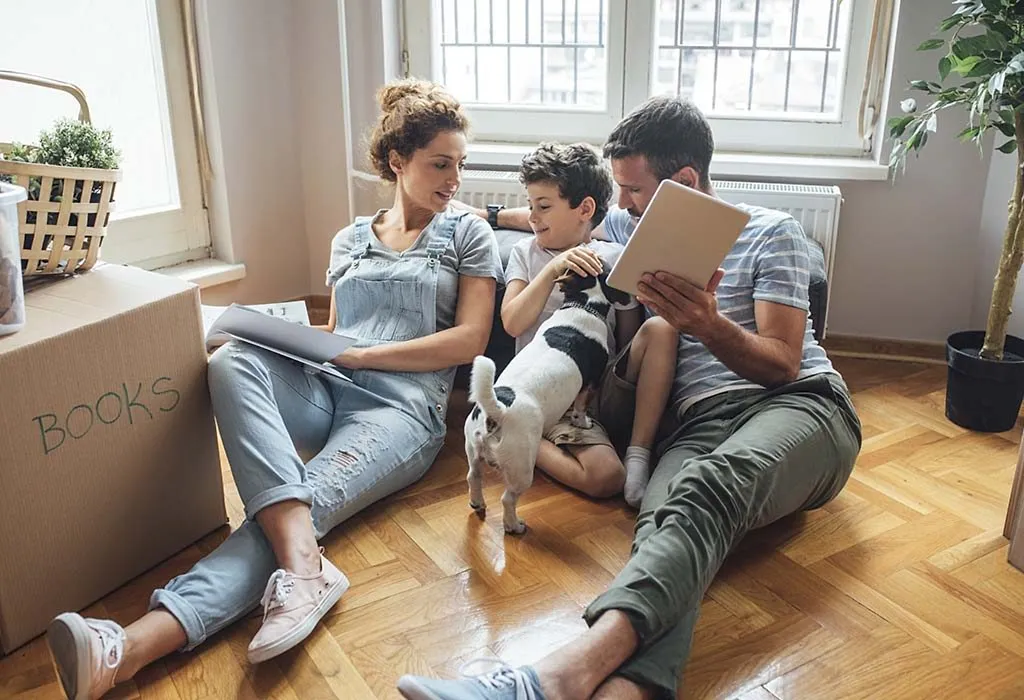 Discussing moving with kids