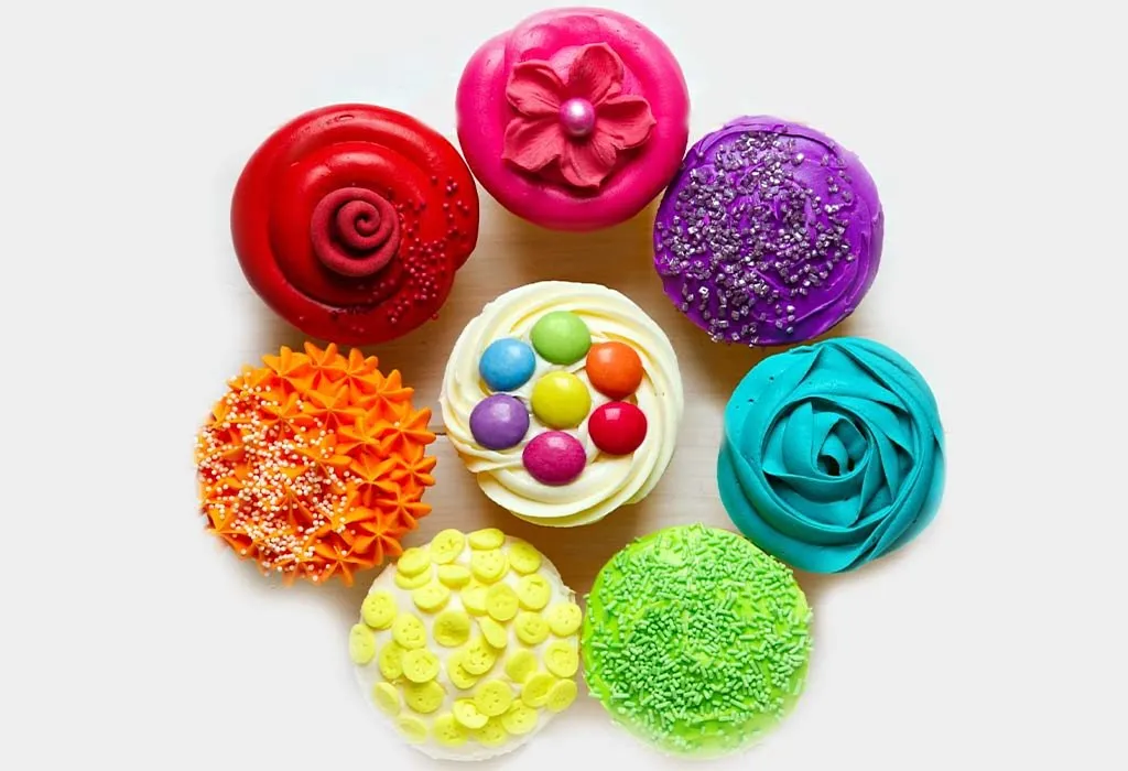 How to Make Gem Flower Cupcakes - Recipe on FirstCry Parenting