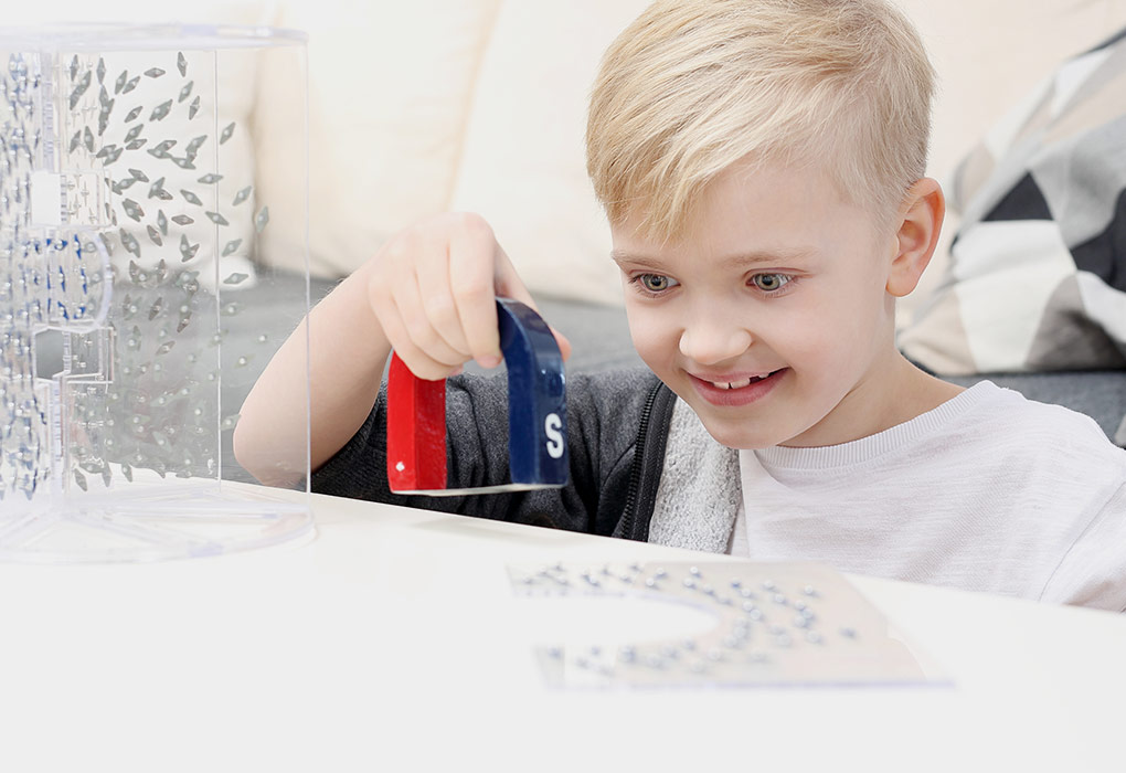 magnet experiment for children