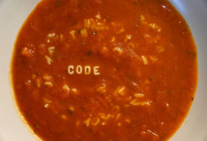 Tomato Soup with Pasta Alphabets