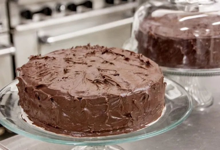 Cream and Chocolate Cheesecake