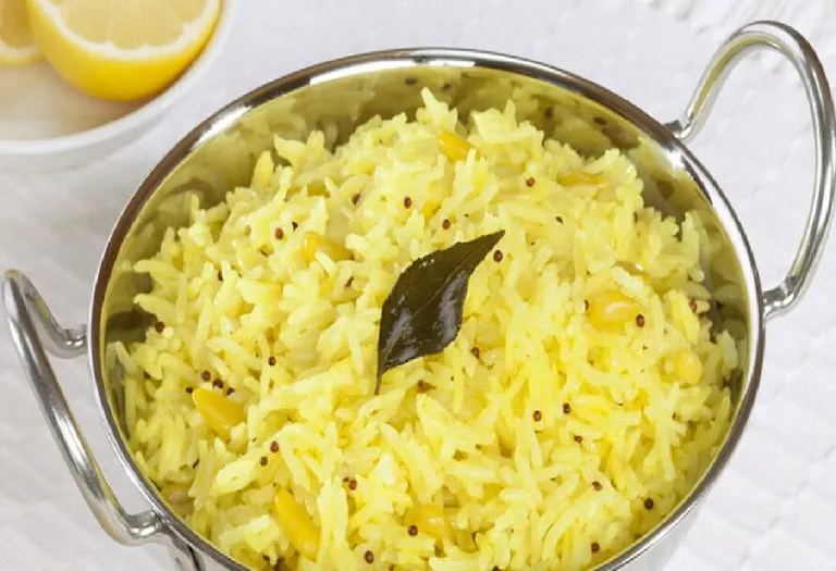 #HealthInATiffin Lemon Rice