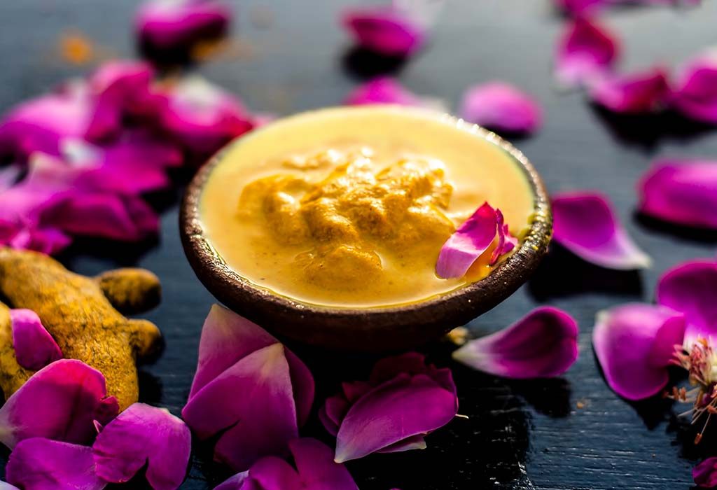 Milk and Turmeric Exfoliator