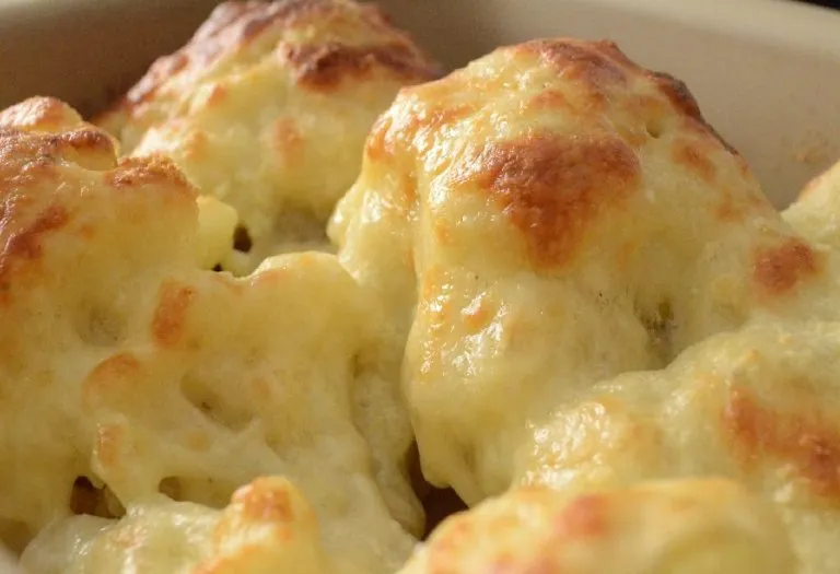 Roasted Cauliflower with Cheese