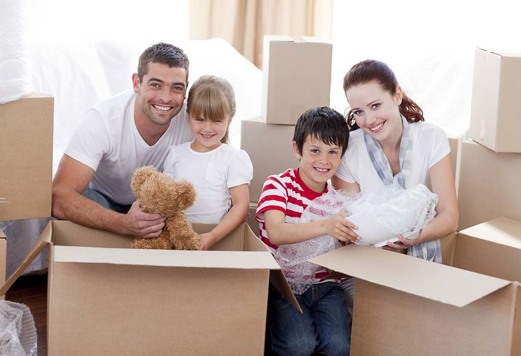 Involving kids while moving