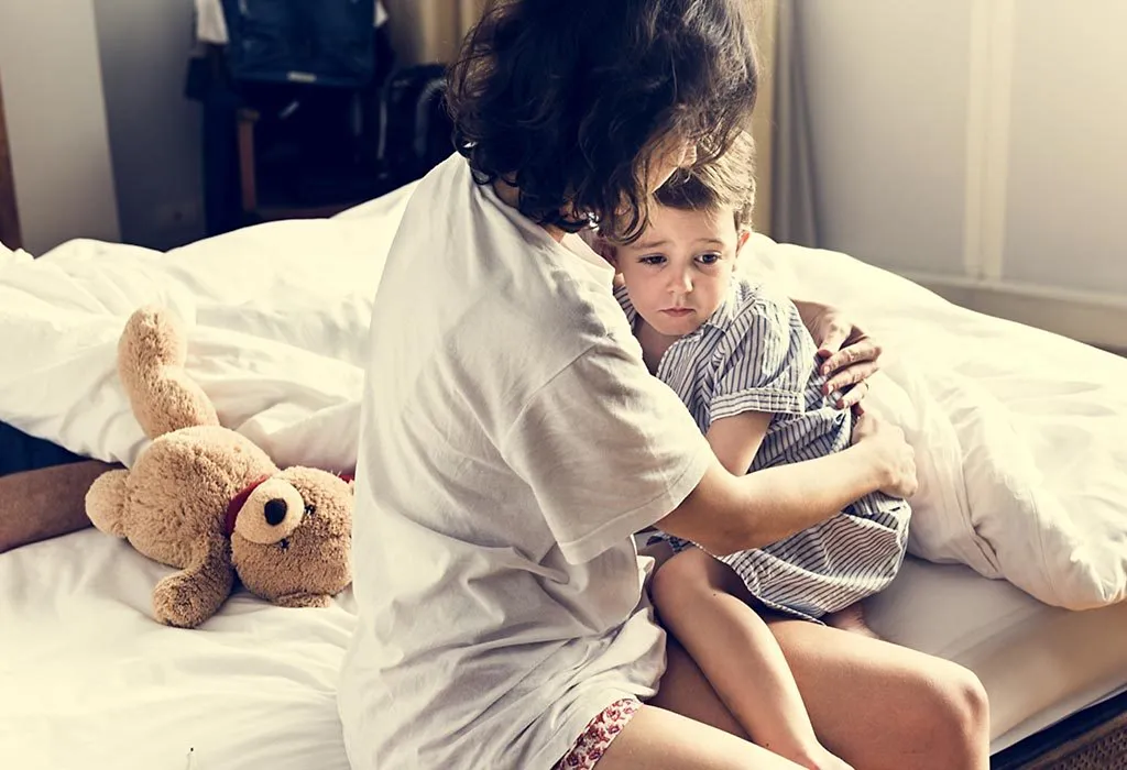 Child having a nightmare
