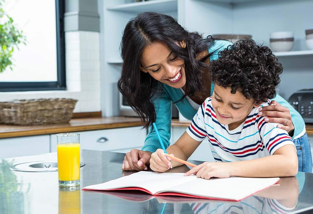 ensure your child's homework is done