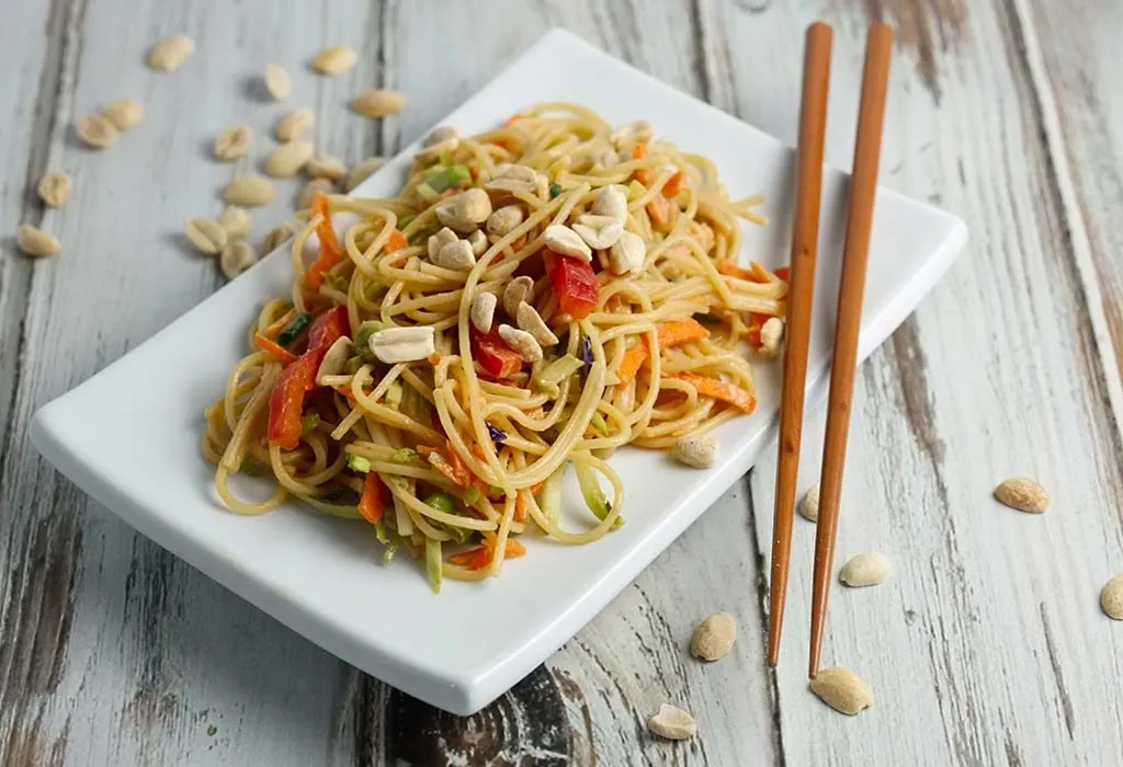 peanut noodles
